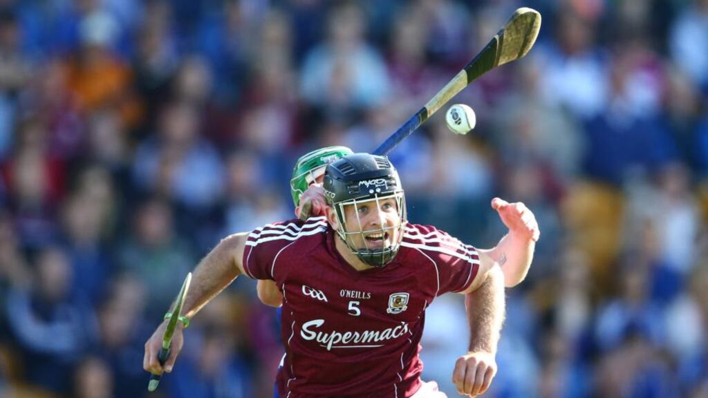 Galway’s David Collins: “The intensity and workrate required to beat Kilkenny is going to be twice what we brought to Tipperary.”  Photograph: Cathal Noonan/Inpho