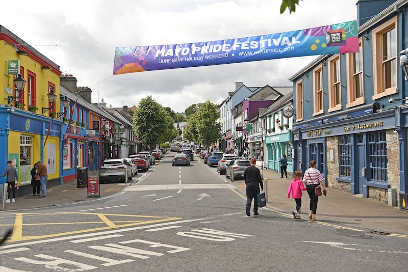 Westport relies on tourism, but locals say their accommodation needs must be addressed too. Photograph: Conor McKeown