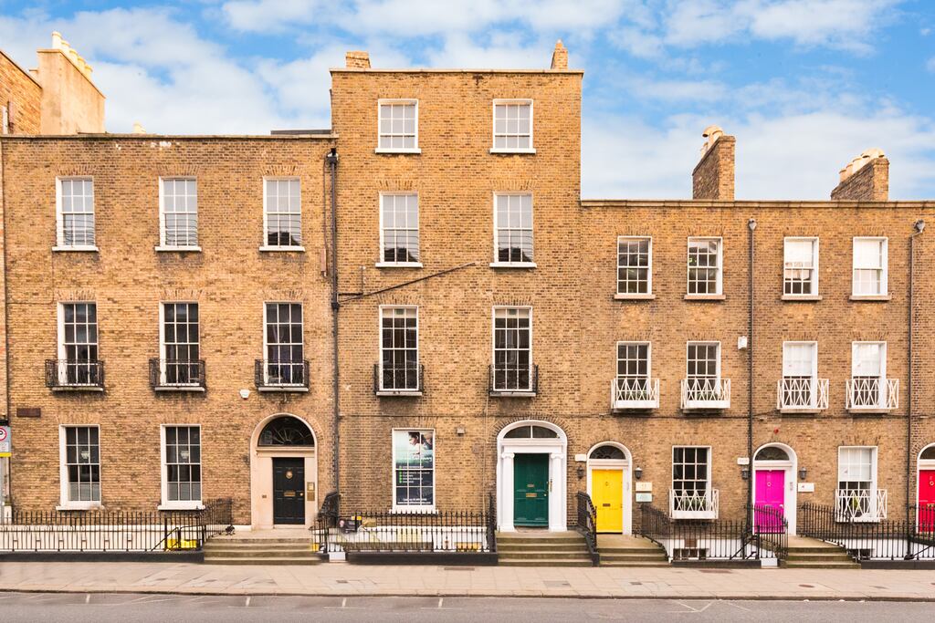 Number 14 Lower Pembroke Street, Dublin 2, is laid out in a mix of uses with a gym, offices and seven residential units