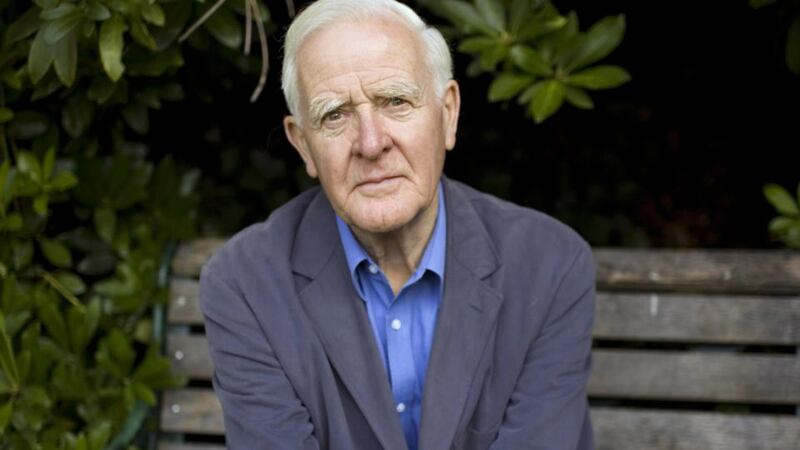 John le Carré: ‘As a maker of fictions, I invent versions of myself.’ Photograph: David Azia/The New York Times