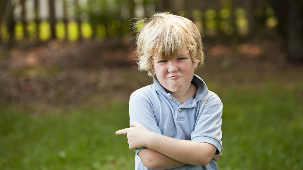 Lots of parents have the experience of a child who is grumpy and moody at home while being well-behaved and amiable when out with others.