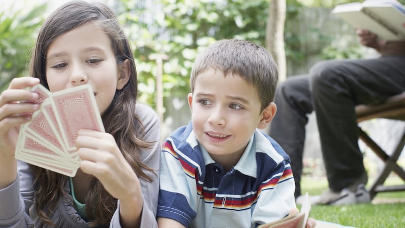 A deck of cards can be a great way to pass a couple hours. Photograph: iStock