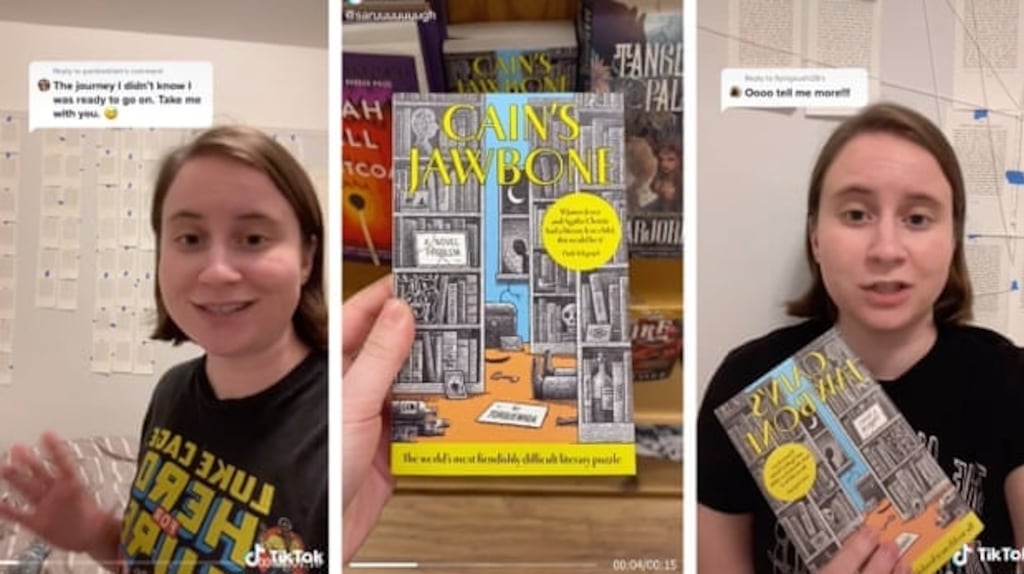 A video posted by San Francisco-based TikTok creator Sarah Scannell, in which she had pasted pages of the book all over the wall of her bedroom, went viral