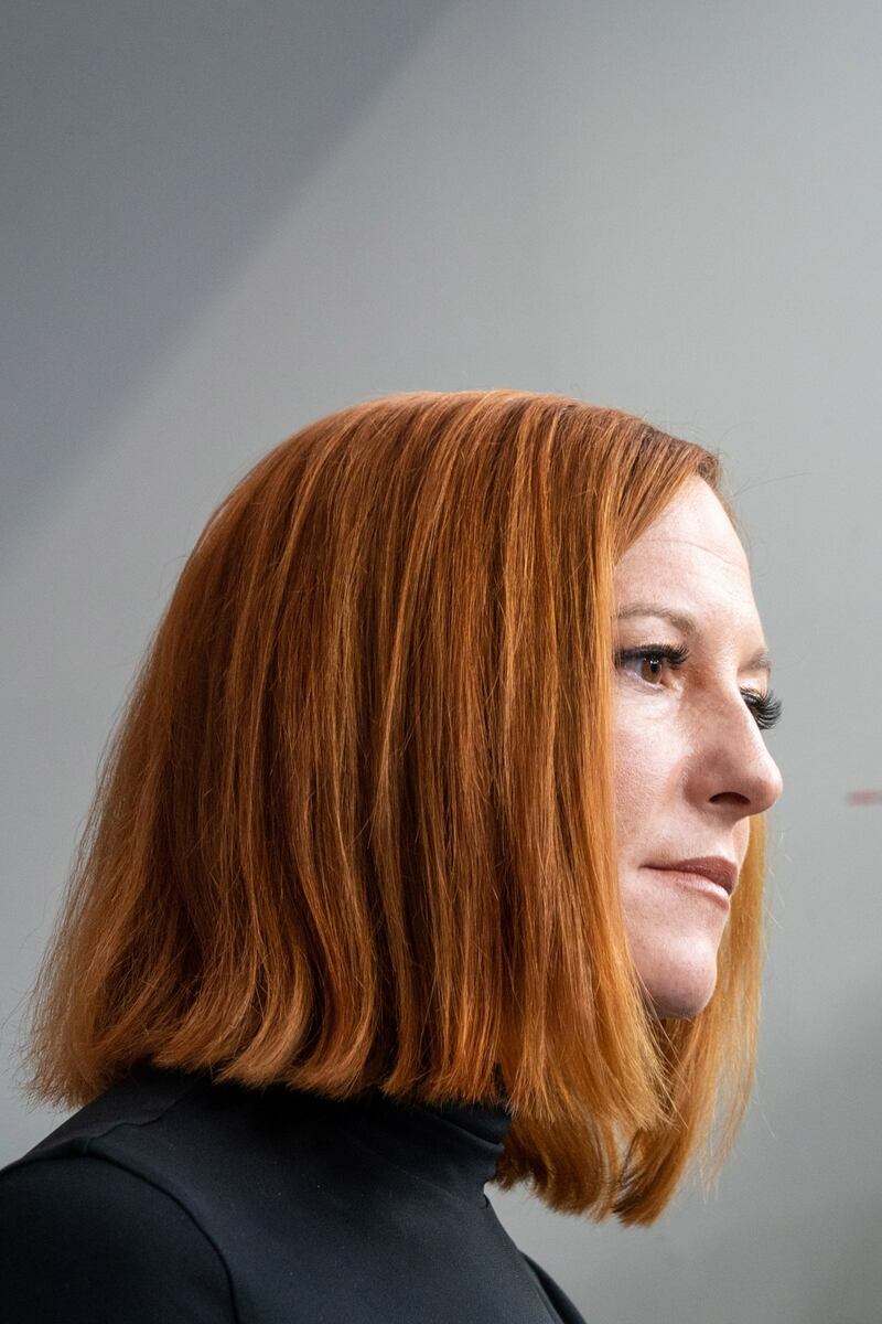 Jen Psaki. Photograph: Peter van Agtmael/New York Times