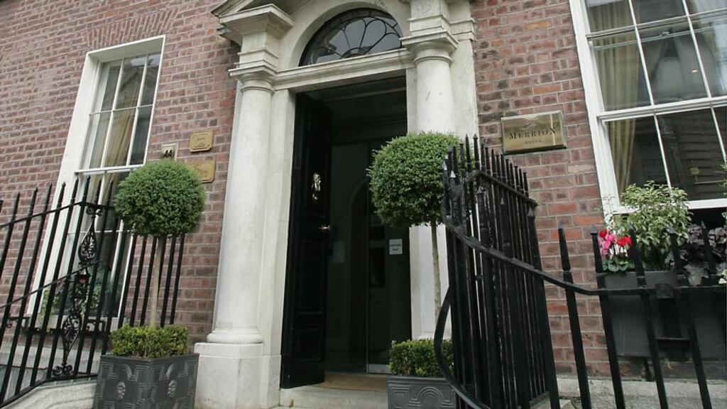 Dublin’s Merrion Hotel is to be the setting for the latest shareholder revolt. Photograph: Alan Betson