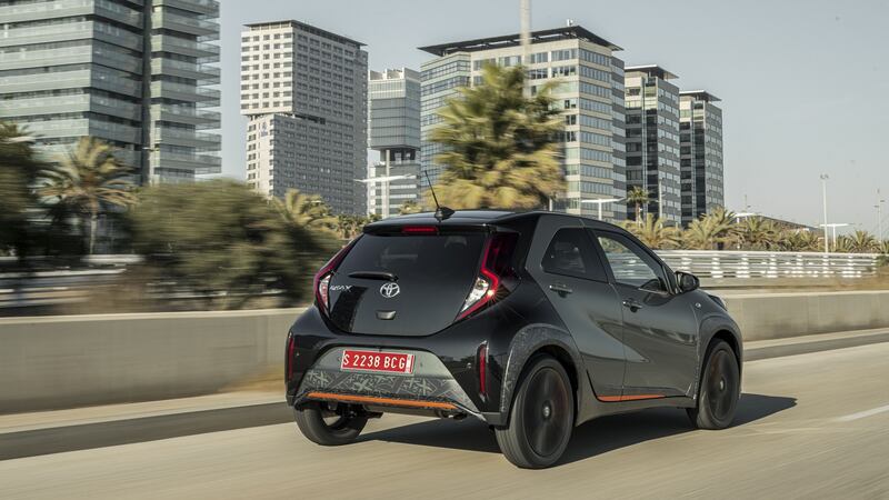 Toyota Aygo X: the power comes from a lively one litre three-cylinder petrol engine