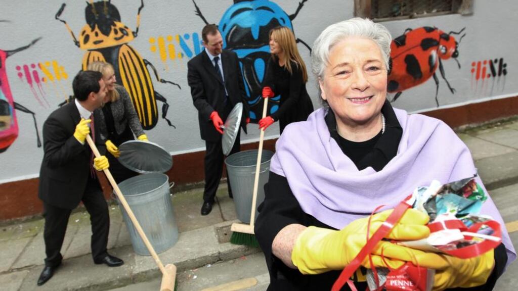 On patrol: Patricia Oliver, who has also been responsible for setting up the Blue Flag programme for beaches
