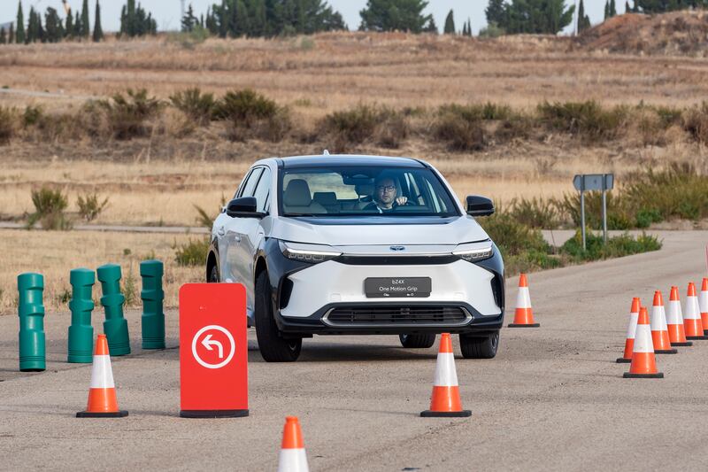 Toyota steering yoke test by Michael McAleer