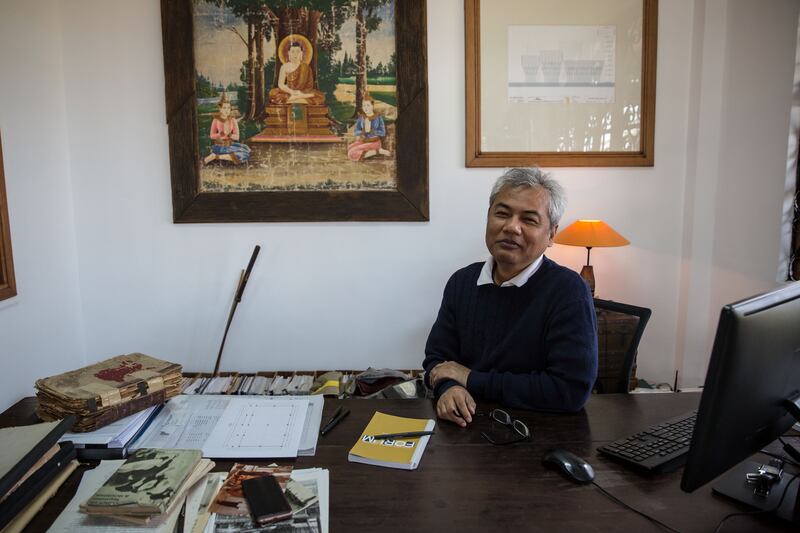 Youk Chhang, executive director of the Documentation Center of Cambodia (DC-Cam) and a survivor of the Khmer Rouge’s “killing fields”, says Facebook is “very unreliable at giving truthful information”. Photograph: Sally Hayden