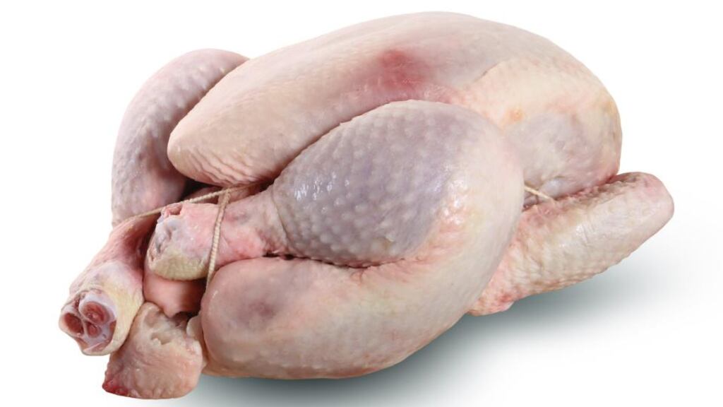 Washing poultry under the tap can spread germs