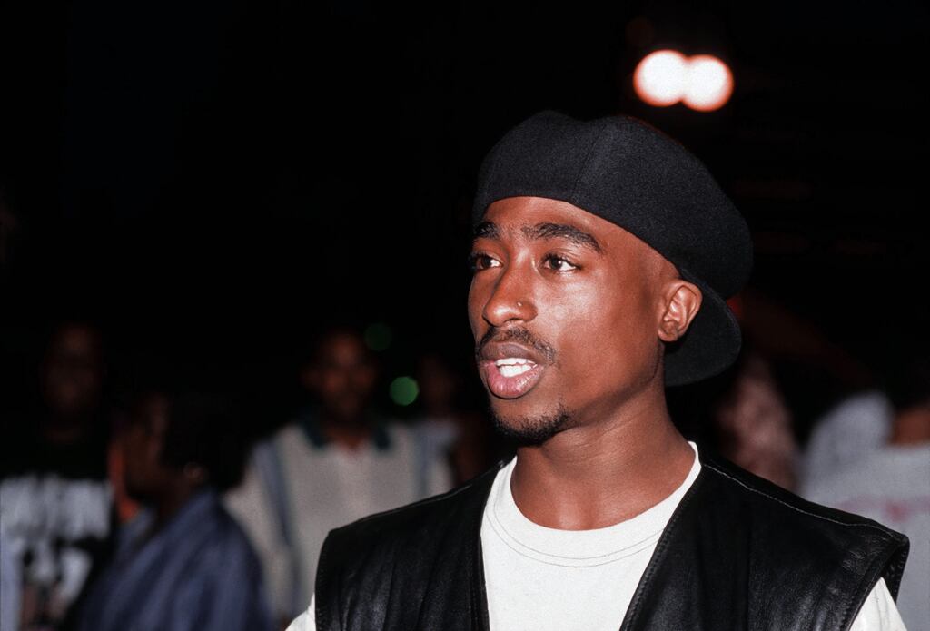 Rapper Tupac Shakur was shot at the age of 25 in an incident on the Las Vegas strip. Photograph: Al Pereira/Michael Ochs Archives/Getty Images