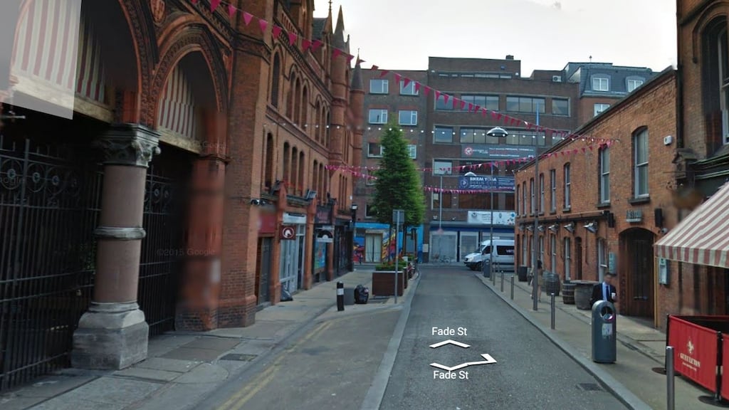 Fade Street in Dublin city centre, where two men were stabbed on Friday night. File photograph: Google Street View