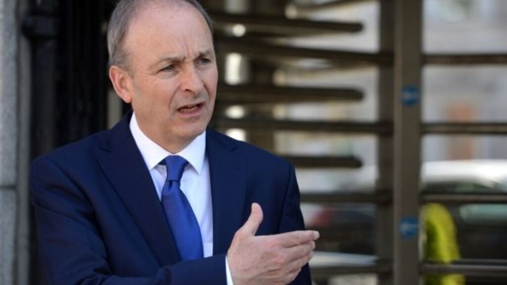Fianna Fáil leader Micheál Martin said there was a lack of transparency on the issue and that officials needed to visit factory floors to assess the issue. Photograph: Dara Mac Donaill