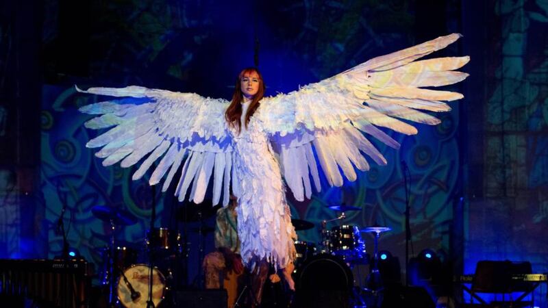 Fidget Feet at the launch of Limerick City of Culture 2014. Photograph: Sean Curtin