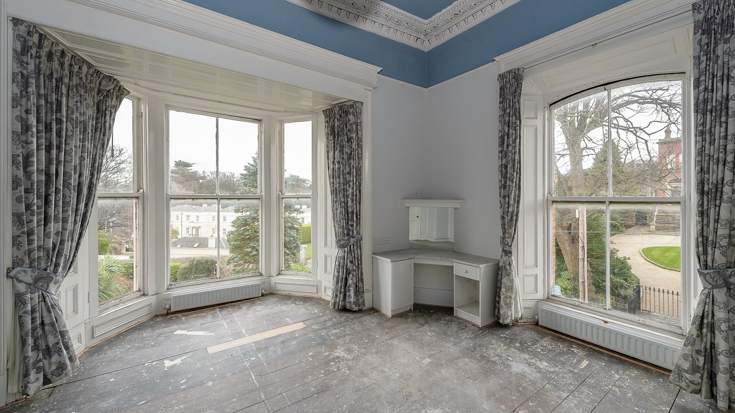 Period details inside St Anne’s, The Hill, Monkstown