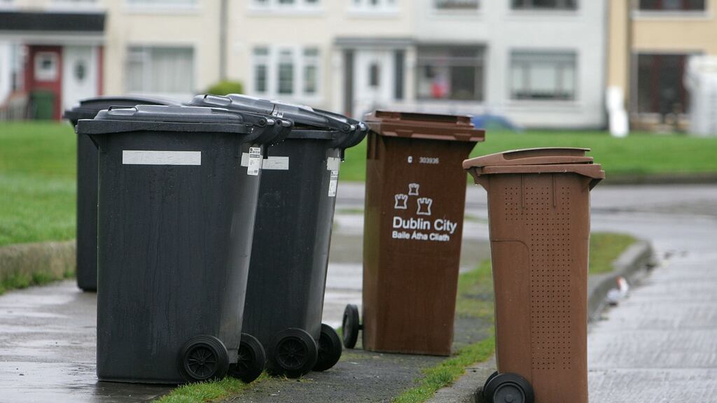 When requested, waste companies will have to provide the names and addresses of people who do pay bin charges to local authorities. File photograph: David Sleator/The Irish Times