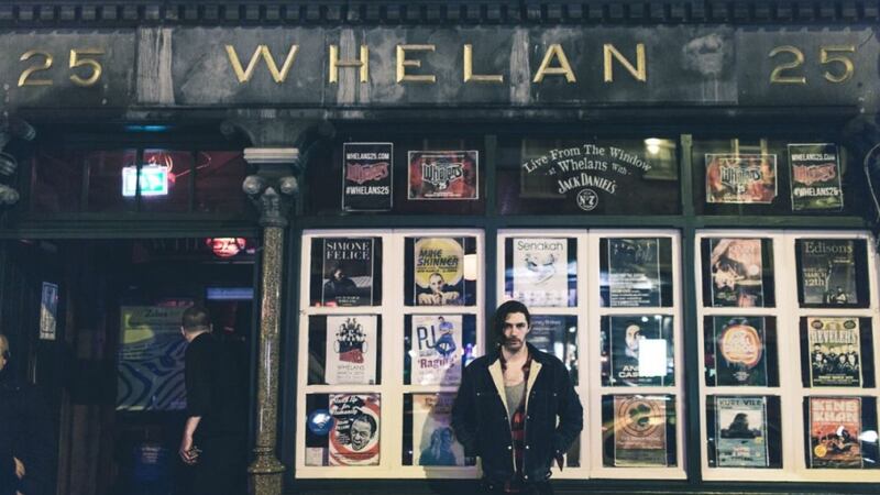 Homegrown hero Hozier outside the iconic Dublin venue. Photograph; Dara Munnis.