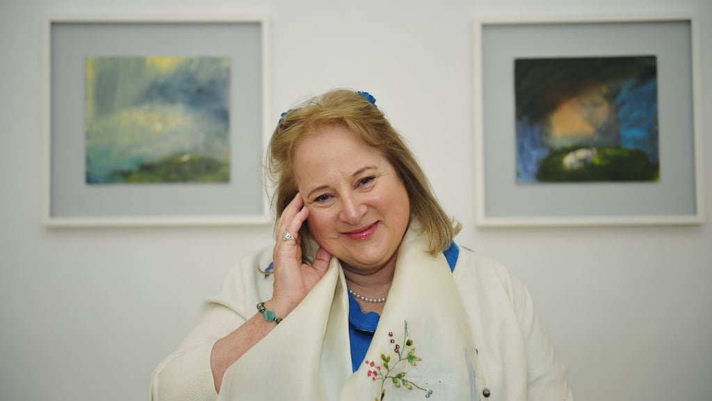 Artist Melita Donero pictured in The Taylor Galleries in Dublin. Photograph: Aidan Crawley