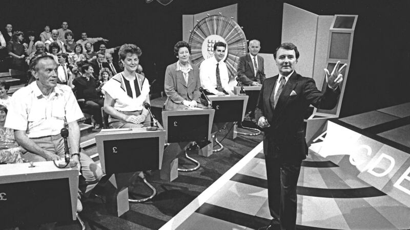 Terry Wogan in the early days of the National Lottery. Photograph: Mac Innes Photography