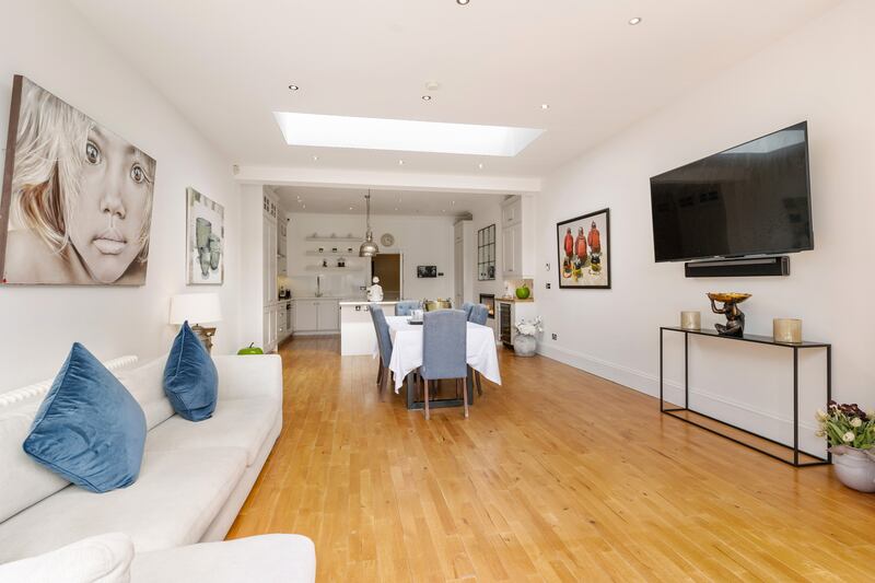 Dining/living extension at garden level