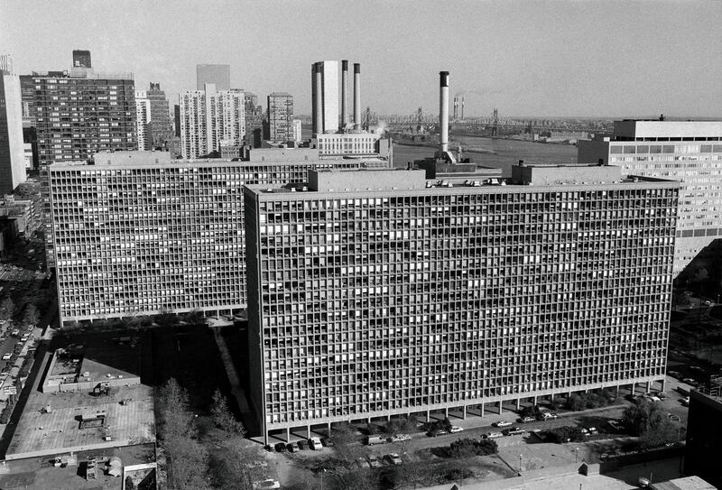 The Kips Bay Towers, designed by IM Pei, in New York in 1980. Photograph: Bob Glass/New York Times