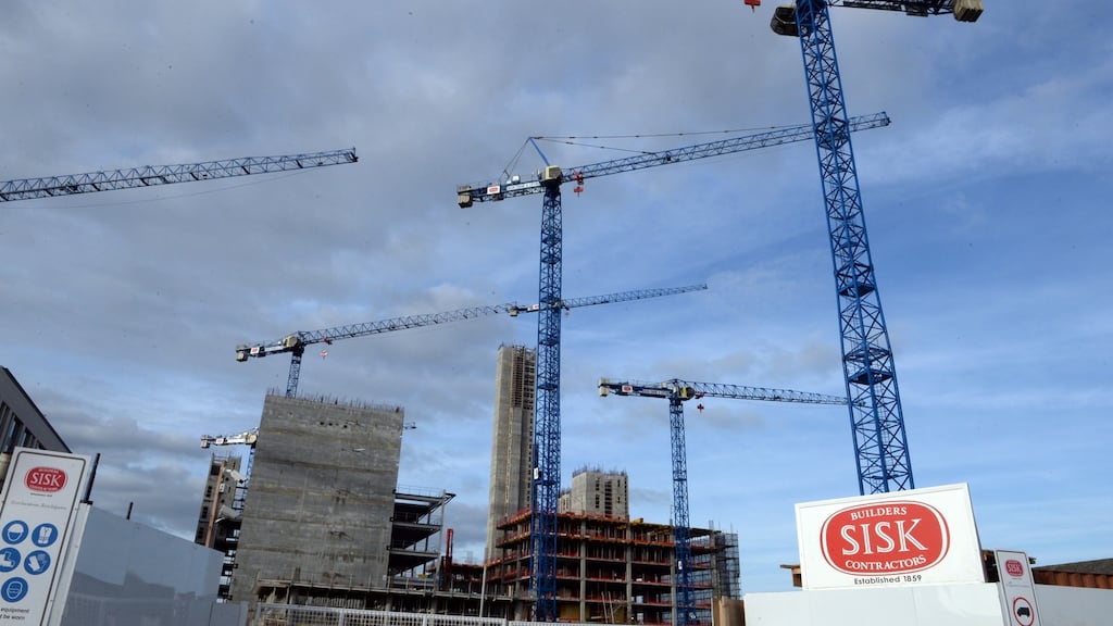 Hanover Quay in construction: are many purchases short-term plays with investors waiting until the market returns to 2007 levels before off-loading their vast portfolios?     Photograph: Cyril Byrne