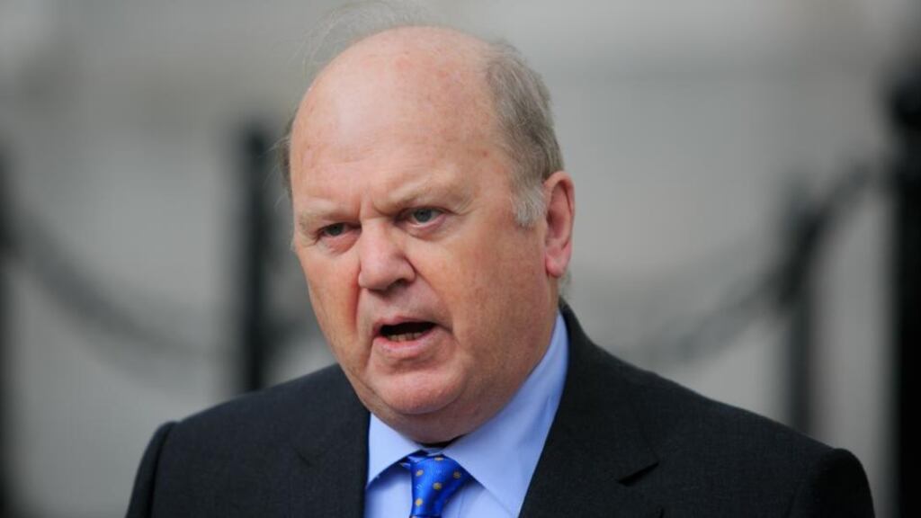 Michael Noonan told the Dáil he absolutely refuted the claims that he and his officials had acted inappropriately in meeting Cerberus. Photograph: Gareth Chaney Collins