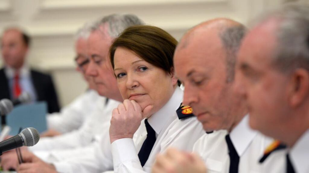 Garda commissioner: Nóirín O’Sullivan will be entitled to a lump sum of almost €290,000 and a pension of €90,000. Photograph: Cyril Byrne