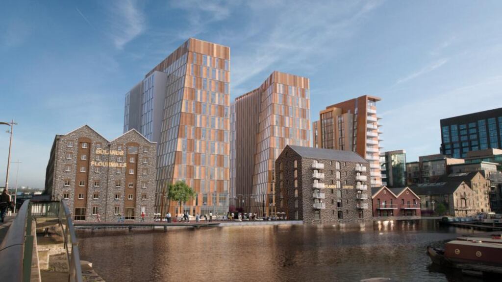 A computer-generated image of the proposed Boland’s Mill redevelopment. Photograph: Paul Tierney