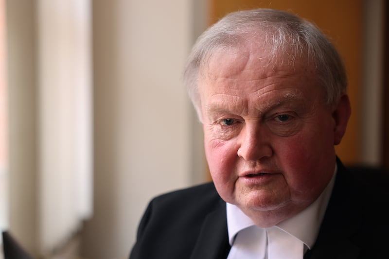 Judge Gerard Furlong: 'Some cases involve parents being threatened by drug dealers over debts of their adult children.' Photograph: Dara Mac Dónaill