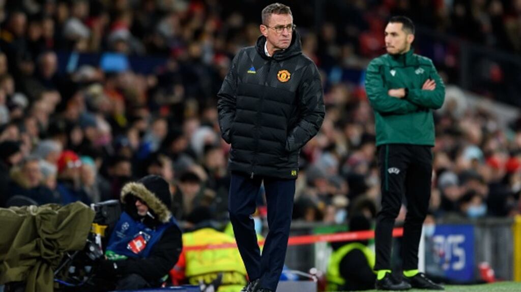 Ralf Rangnick has suggested scrapping the remainder of the Carabao cup to deal with Covid postponements and a congested fixture list. Photograph: Vincent Mignott/Getty Images
