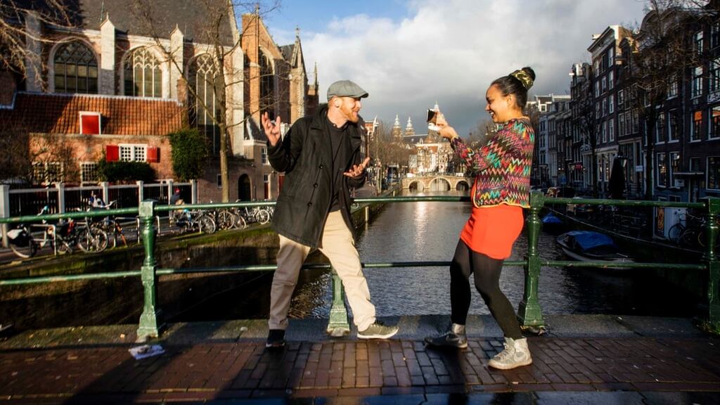 Husband-and-wife team Ian and Salomé have devised a tour of   Amsterdam