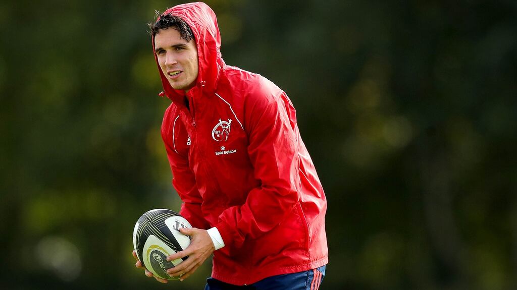 Joey Carbery has played 267 minutes for Munster so far this season. Photograph: Ryan Byrne/Inpho