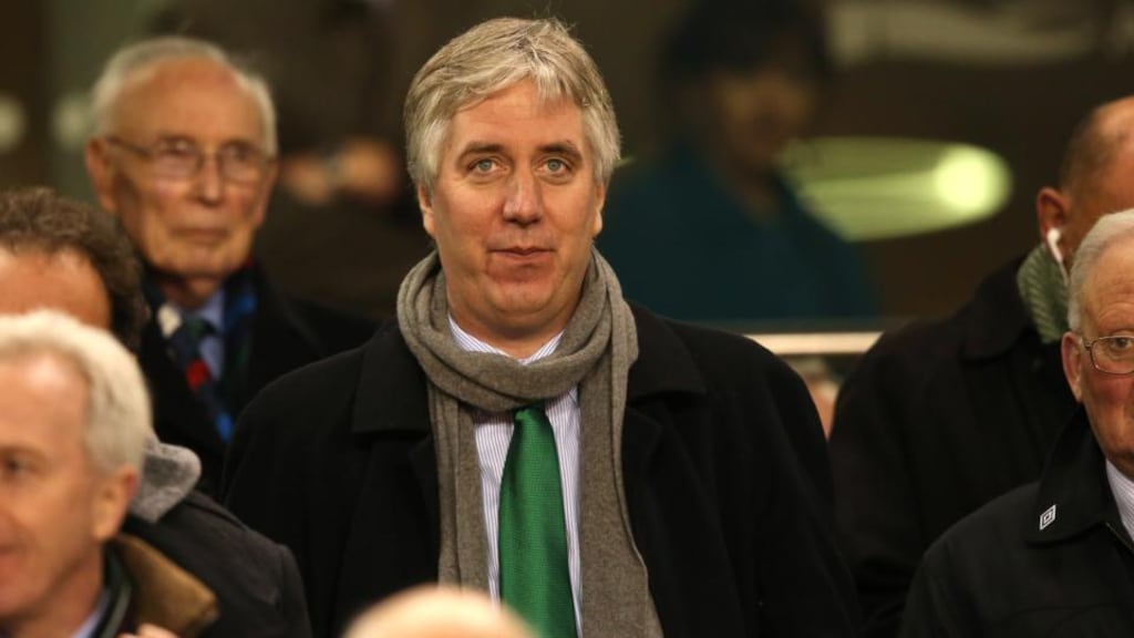 John Delaney: said the Scottish Football Association’s handling of tickets was “a joke” . Photograph: Billy Stickland/Inpho