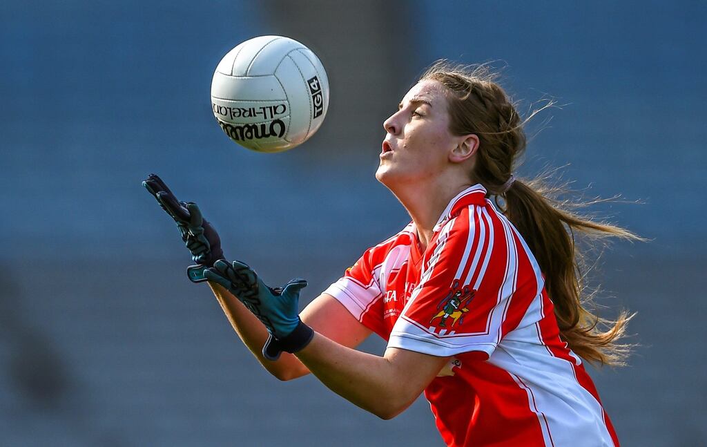Louth's Aoife Halligan: 'I feel like this year we’re really starting to believe in ourselves.'  Photograph: Ramsey Cardy/Sportsfile