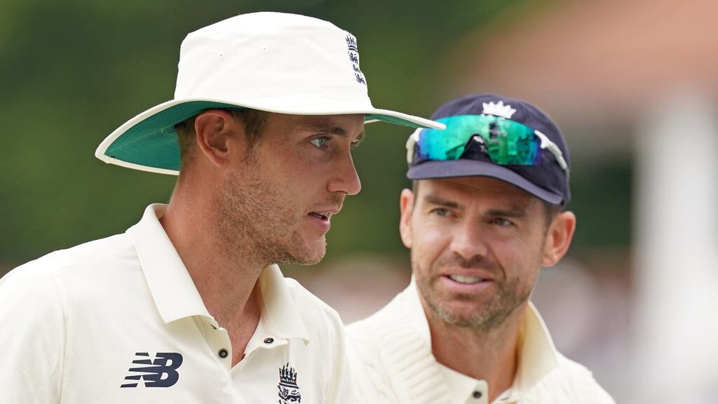 Stuart Broad and James Anderson could both miss England’s second Test match against India which starts on Thursday. Photograph: Tim Goode/PA.