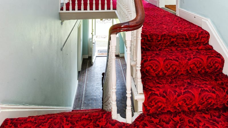 The first-floor landing.