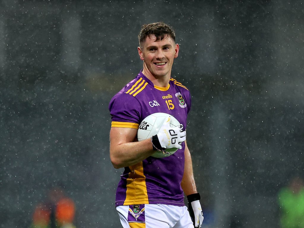 Kilmacud Crokes and Galway’s Shane Walsh. Photograph: Ryan Byrne/Inpho