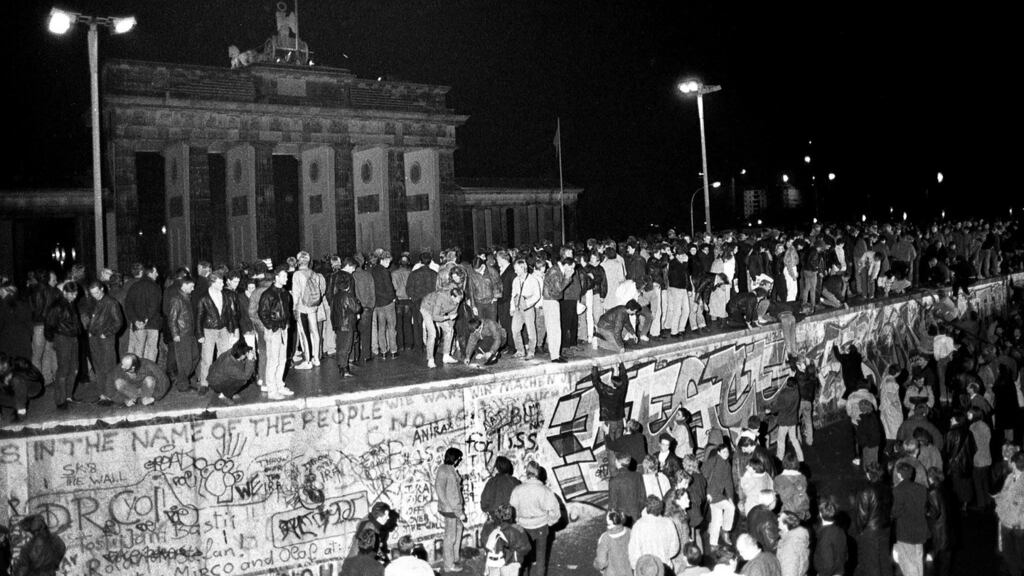 The fall of the Berlin Wall in 1989: A form of optimism about humankind. Photo by Fabrizio Bensch REUTERS