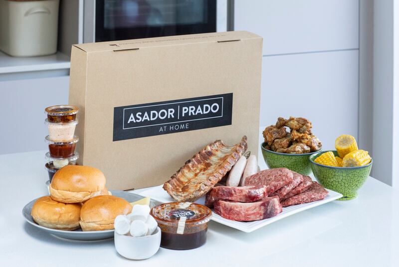 The barbecue box from Asador and Prado restaurants