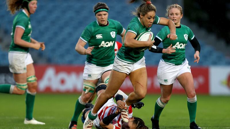 Sene Naoupu: was initially left out of the squad for the Six Nations but will start against England. Photograph: Dan Sheridan/ Inpho