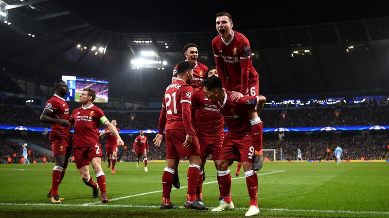 Roberton was a standout performer in the Champions League quarter-final against Manchester City. Photo: Laurence Griffiths/Getty Images