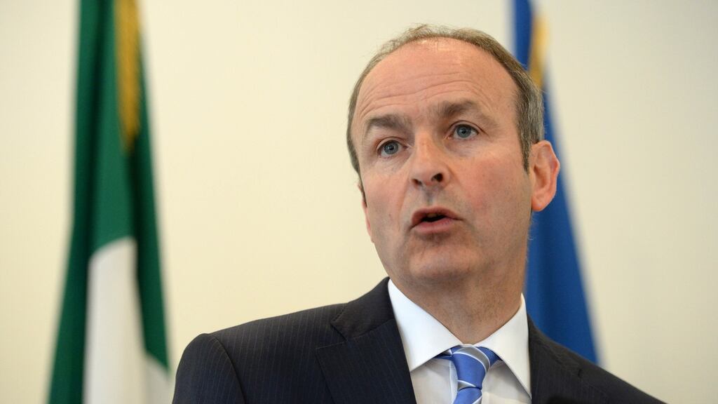 Fianna Fáil leader Micheál Martin said he was surprised a security review had not been carried out at the airport. Photograph: Dara Mac Dónaill