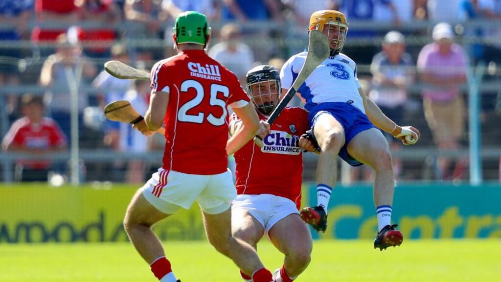 Seeing Cork beat Waterford made home feel that bit closer. Photo: Oisin Keniry/Inpho