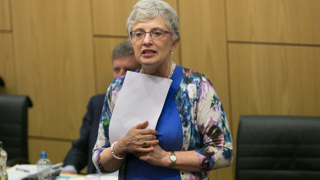 Minister for Children Katherine Zappone said the new Bill provided an improvement to the rights of children. Photograph: Gareth Chaney/Collins