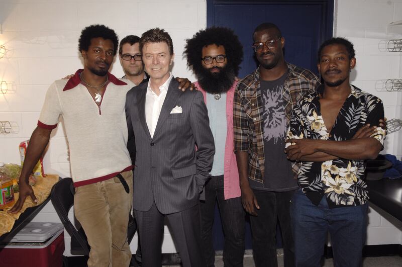 David Bowie with TV on the Radio during David Bowie Presents The H&M High Line Festival 2007. Photograph: G Gershoff/WireImage