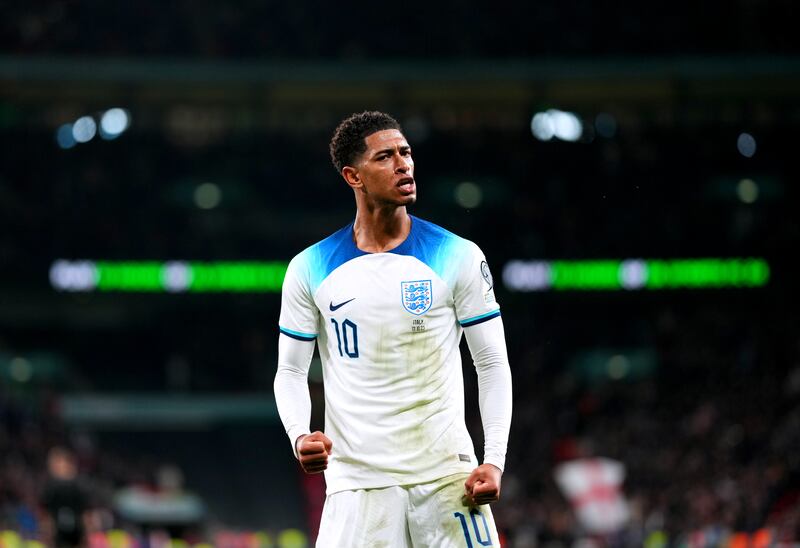 Jude Bellingham and England are potential opponents for Ireland in their next Nations League campaign. Photograph: John Walton/PA Wire