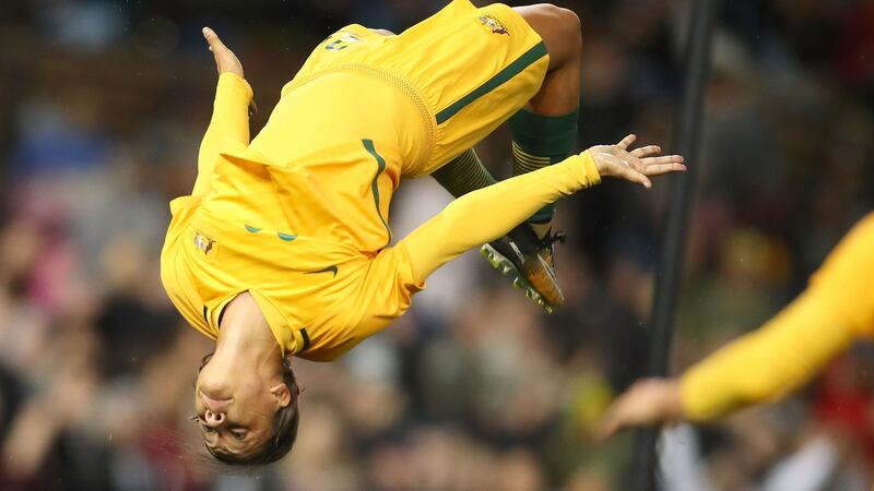 Sam Kerr of the Matildas.
