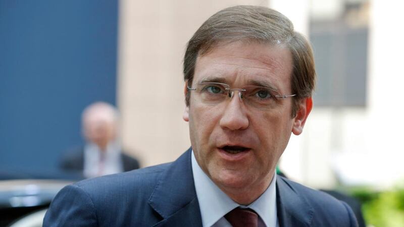 Portuguese Prime Minister Pedro Passos Coelho: Even if Greece goes, ‘there’ll still be 18’ in the euro zone. Photograph: Julien Warnand/EPA