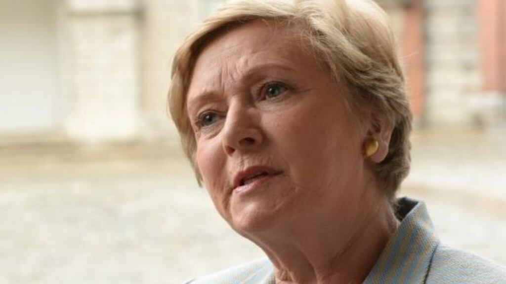Minister for Justice Frances Fitzgerald was congratulated by backbenchers and the Opposition on the way in which she processed the legislation through the House. Photograph: Cyril Byrne/The Irish Times